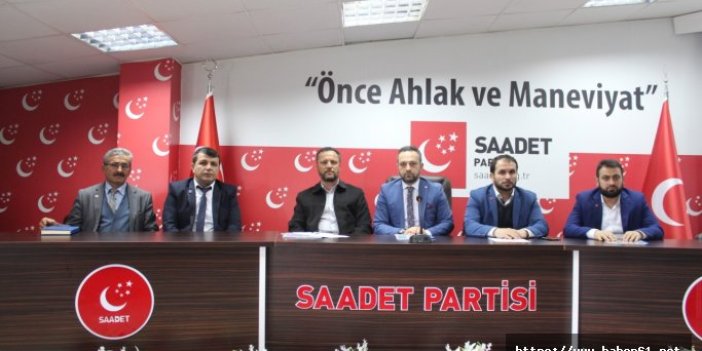 Saadet Partisi Ortahisar İlçe Divanı toplandı
