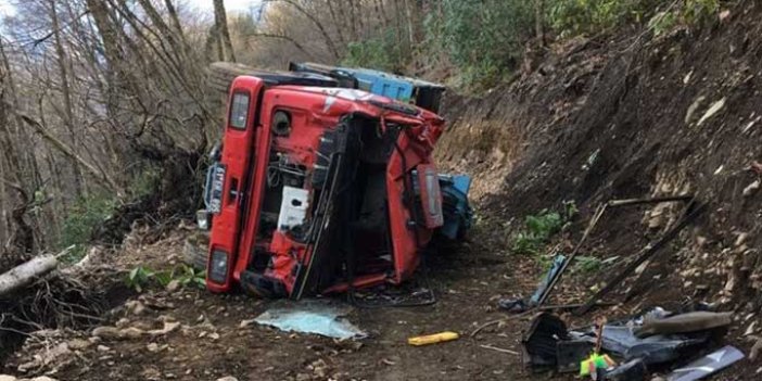 Trabzon'da kaza: 1 ölü 1 yaralı