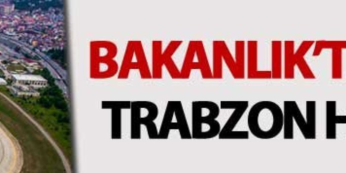 Bakanlıktan Açıklama: Trabzon Havalimanı...