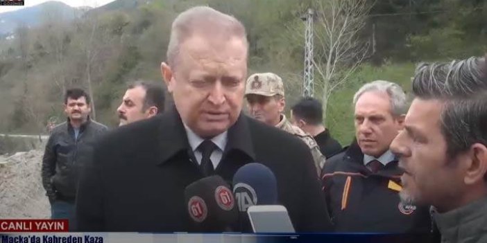 Vali Yavuz Maçka'da kayıp polisin ailesiyle görüştü
