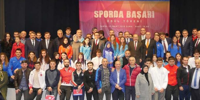Trabzon’da 102 bireysel sporcu ile 8 kulübe ödül