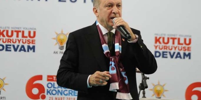Erdoğan Trabzon'da projelerle ilgili konuştu