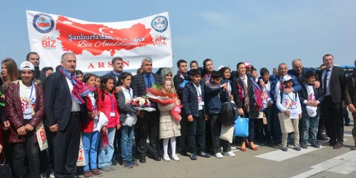 Şanlıurfalı 141 öğrenci Trabzon'da