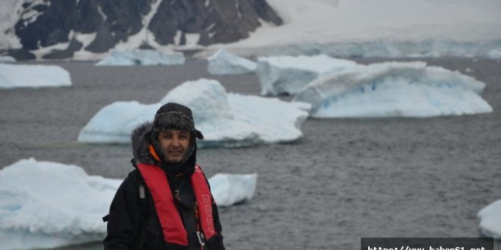 Trabzonlu akademisyen Başar, Antarktika’da KTÜ’yü temsil ediyor 