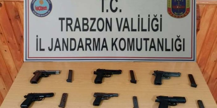 Trabzon'da Operasyon: Silah yakalandı