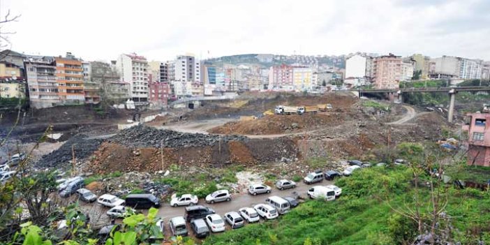 Trabzon'daki projede kazı bitti, temel atılıyor