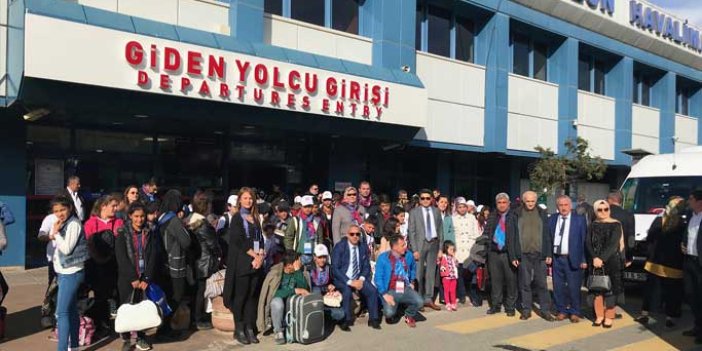 141 Şanlıurfalı öğrenci Trabzon’dan ayrıldı