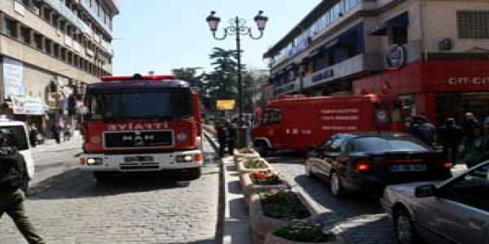 Trabzon'da hamamda yangın