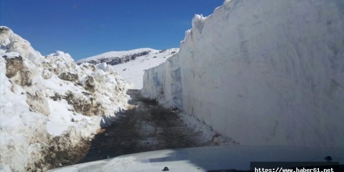 Bayburt Trabzon arasında bu yol 6 ay ulaşıma kapalı
