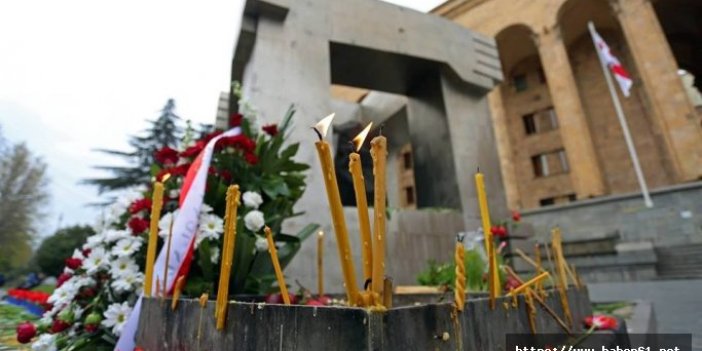 Gürcistan'da 9 Nisan faciasının kurbanları anıldı 