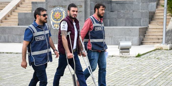 Gümüşhane'de polise saldıran şahıs tutuklandı