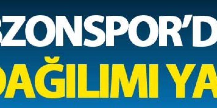 Trabzonspor'da Görev dağılımı yapıldı