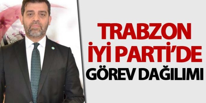 Trabzon İyi Parti'de görev dağılımı