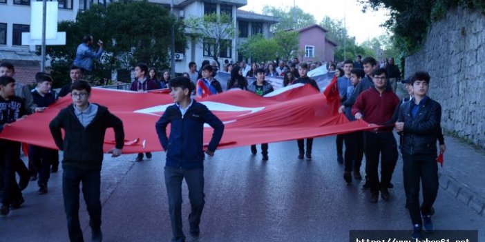 Zonguldak’ta 'Çanakkale Vefa Yürüyüşü'