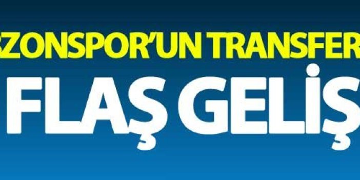 Trabzonspor'un transfer yasağında flaş gelişme