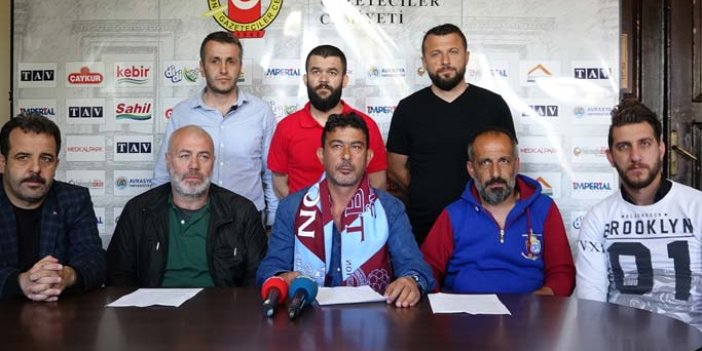 Trabzonspor taraftarlarından destek