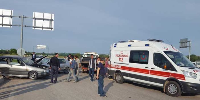 Trabzon Plakalı araç kaza yaptı: 5 yaralı