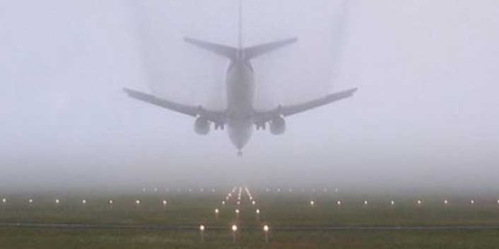 Trabzon'da uçuşlara sis engeli - İptal oldu
