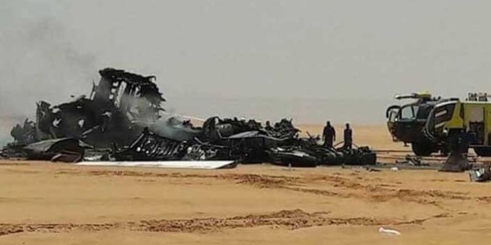 Askeri uçak düştü: 3 ölü