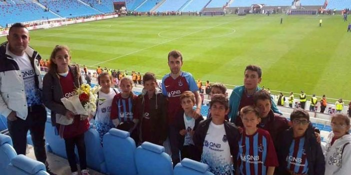 Trabzonsporlu oyuncudan anlamlı davranış: Hayalleri gerçek oldu