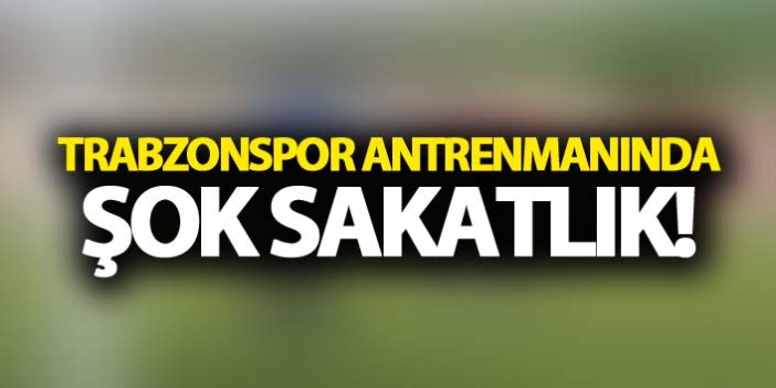 Trabzonspor Antrenmanında şok