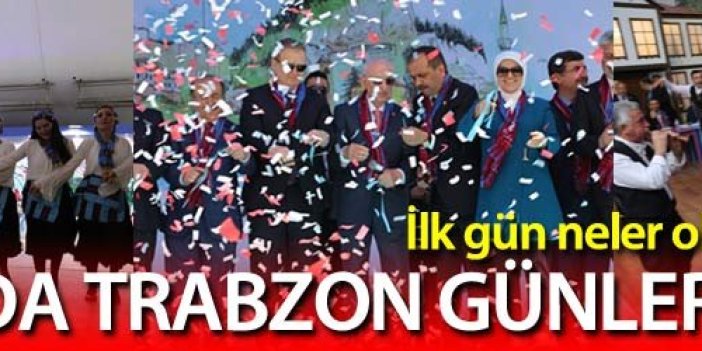 Trabzon Günleri Ankara'da başladı 1. gün - HABER61 ANKARA'DAN BİLDİRİYOR
