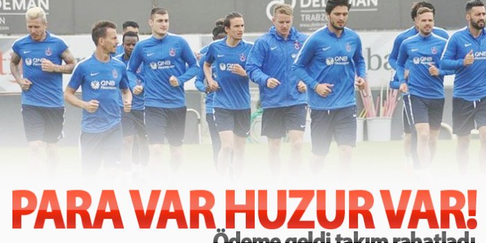 Trabzonspor'da ödemeler yapıldı moraller düzeldi