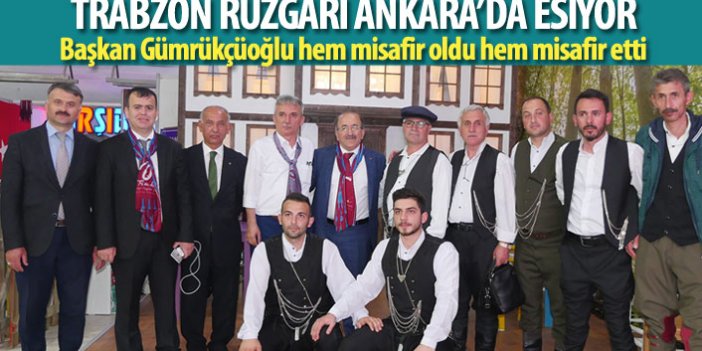 Başkan Gümrükçüoğlu Trabzon Günlerinde hem misafir oldu hem misafir etti