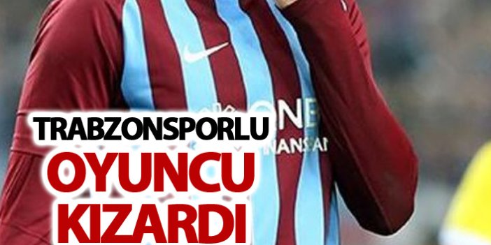 Trabzonsporlu oyuncu kızardı