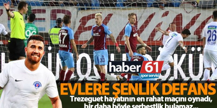 Trabzonspor'un defansı evlere şenlik!