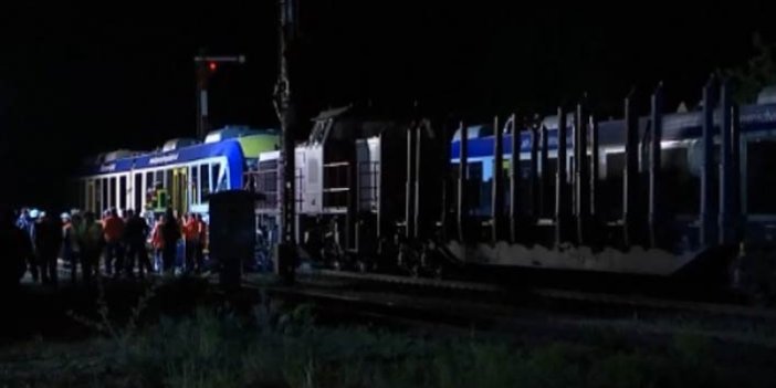 Tren kazası: 2 ölü, 14 yaralı