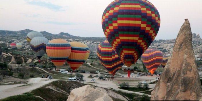 Kapadokya’da balon turları yine iptal edildi 