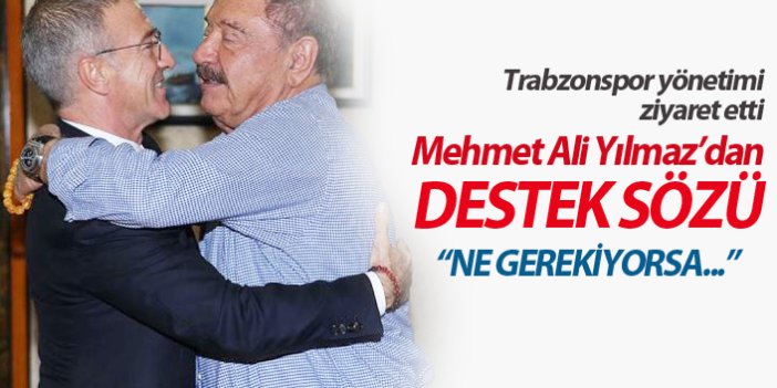 Trabzonspor yönetiminden Mehmet Ali Yılmaz'a ziyaret