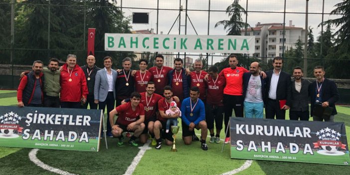 Trabzon'da  Şirketler Kurumlar Sahada turnuvası sona erdi