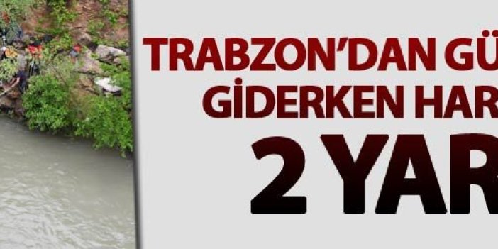 Trabzon'dan Gümüşhane'ye giderken Harşit'e uçtu