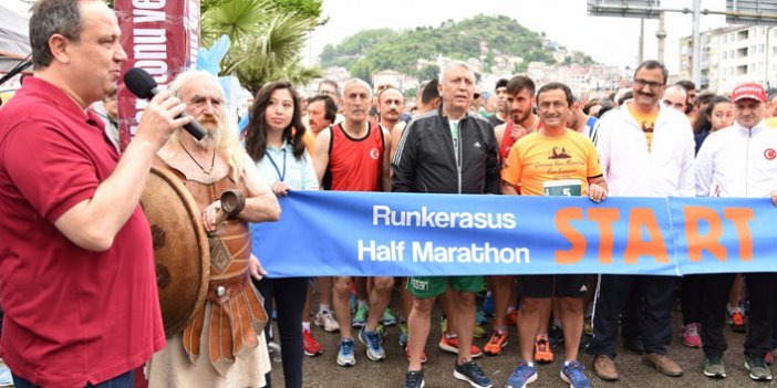 Giresun'da yarı maraton yapıldı