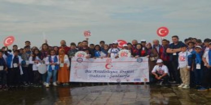 Şanlıurfalı öğrenciler Trabzon’dan mutlu ayrıldı