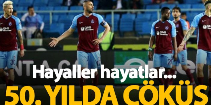 Trabzonspor'da hayaller kayboldu