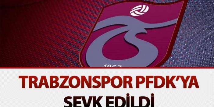 Trabzonspor, Bursaspor maçında merdivenlerde boşluk bırakmadığı için PFDK'ya sevkedildi - 15 Mayıs 2018