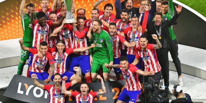 Avrupa ligi kupasını Atletico Madrid kucakladı