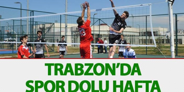 Trabzon'da spor dolu hafta