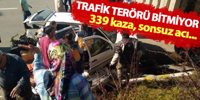 Doğu Karadeniz'de trafik terörü: 4 ayda 339 kaza