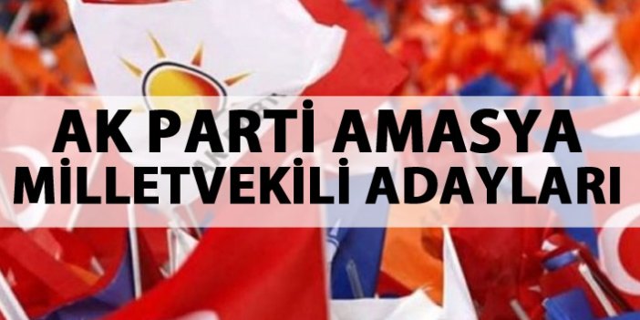 AK Parti Amasya milletvekili adayları listesi...