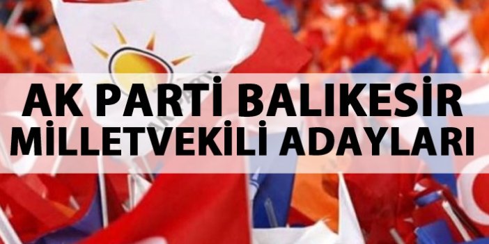 AK Parti Balıkesir milletvekili adayları listesi kimlerden oluştu?
