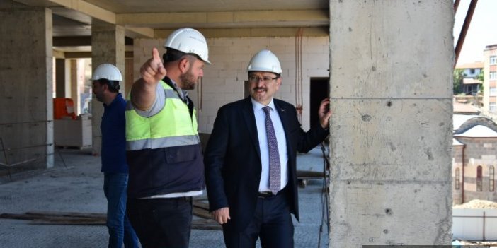 Ahmet Metin Genç: “İnşaatın yüzde 40'ı tamamlandı” 