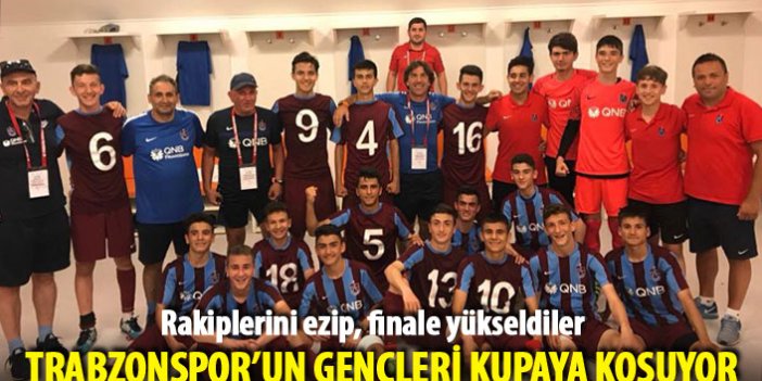 Trabzonspor'un gençleri şampiyonada finale kaldı