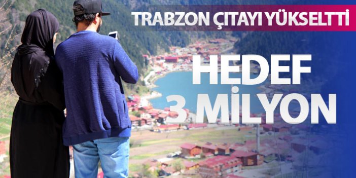 Trabzon çıtayı yükseltti: Hedef 3 milyon