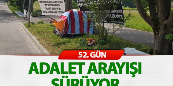 Trabzonspor taraftarlarının adalet arayışı 52. gününde