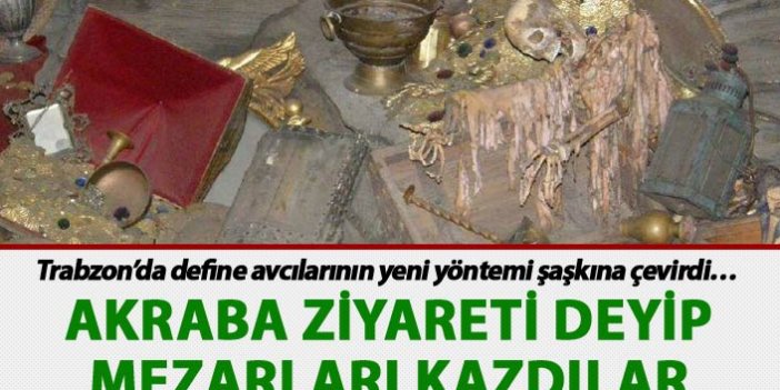Trabzon'da define avcılarının yeni yöntemi şaşkına çevirdi