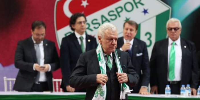 Bursaspor'da Başkan Ali Ay güven tazeledi